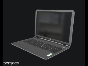 laptop hp low poly 3D Модель