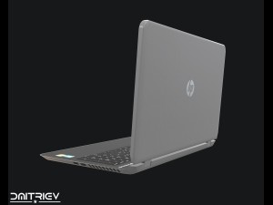 laptop hp low poly 3D Модель