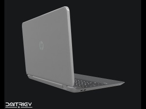 laptop hp low poly 3D Модель