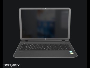 laptop hp low poly 3D Модель