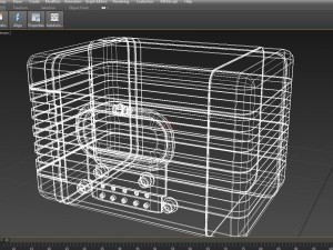 vintage radio 3D 模型