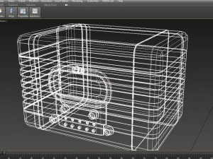 vintage radio 3D Model
