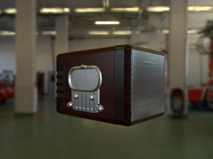 vintage radio 3D 模型
