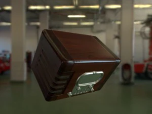 vintage radio 3D Model
