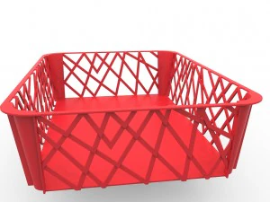 a4 paper bucket 3D Model
