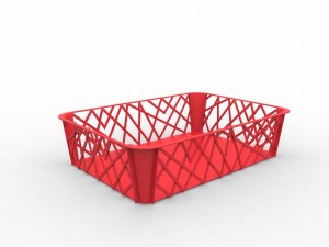 a4 paper bucket Modèle 3D