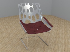 design chair 3D मॉडल
