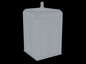 tardis by doctor who Modello 3D