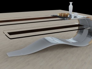 design table Modèle 3D