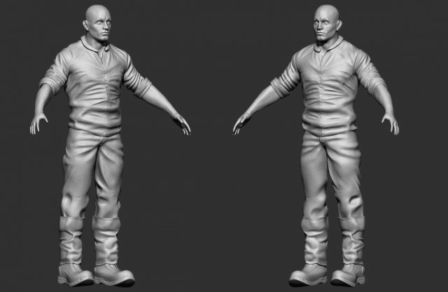 man bouncer 3Dモデル .c4d .max .obj .3ds .fbx .stl .blend 