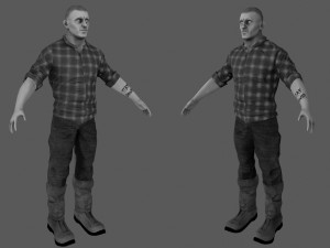 man bouncer 3Dモデル