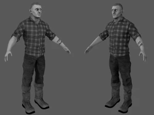 man bouncer 3D Model