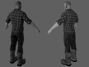 man bouncer 3D Model