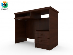 wooden desk 3Dモデル
