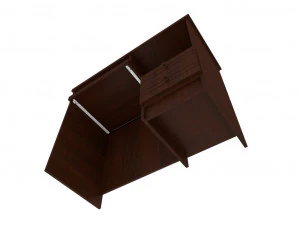 wooden desk 3D Model