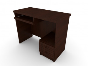 wooden desk 3Dモデル