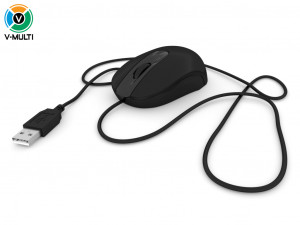 computer wired mouse - microsoft 3Dモデル