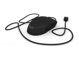 computer wired mouse - microsoft 3D Model