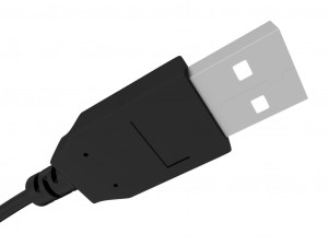 computer wired mouse - microsoft 3D 模型