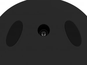 computer wired mouse - microsoft 3D Model