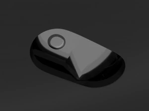 computer wired mouse - microsoft 3D Model