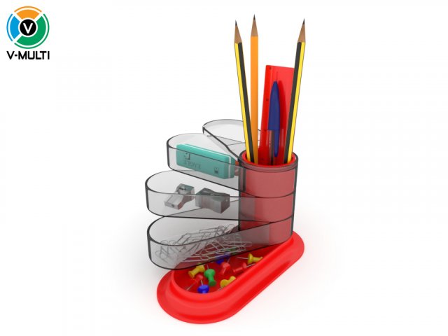 pen holder 3D Модель .c4d .max .obj .3ds .fbx .stl .blend 