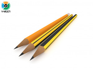 graphite pencils 3Dモデル