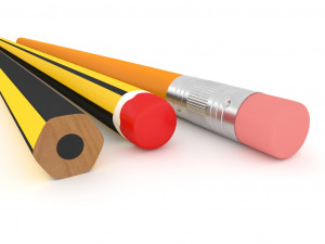 graphite pencils 3D 模型