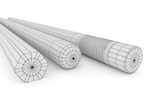 graphite pencils 3D 模型