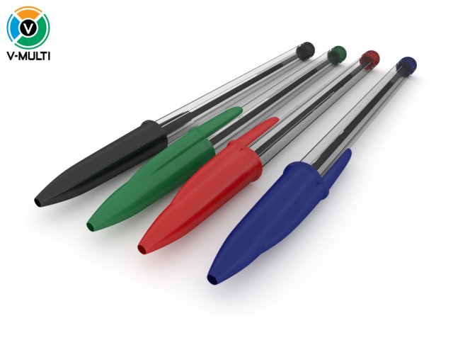 ballpoint pens 3D Model .c4d .max .obj .3ds .fbx .stl .blend 