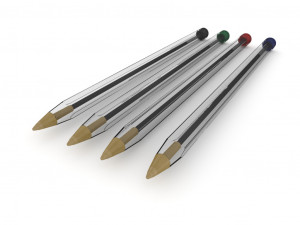 ballpoint pens 3D Model