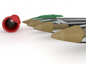 ballpoint pens 3D Model