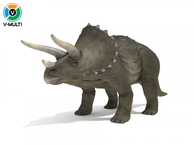 triceratops 3Dモデル .c4d .max .obj .3ds .fbx .stl .blend 