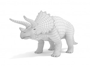 triceratops 3Dモデル