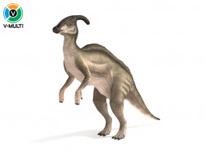 parasaurolophus 3Dモデル
