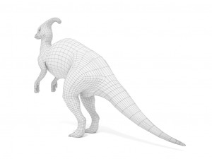 parasaurolophus 3D मॉडल