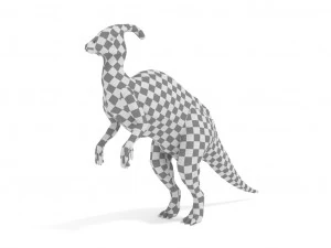 parasaurolophus rigged 3D Model
