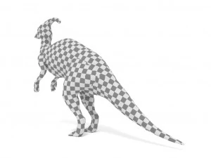 parasaurolophus rigged 3D Model