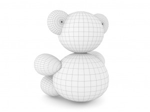 stuffed bear Modèle 3D