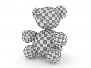 stuffed bear Modèle 3D