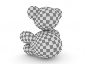 stuffed bear Modèle 3D