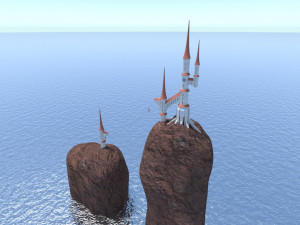 palace towers Modèle 3D