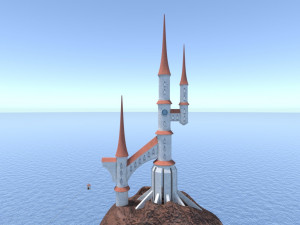 palace towers Modèle 3D