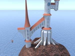 palace towers Modèle 3D