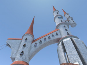 palace towers Modèle 3D