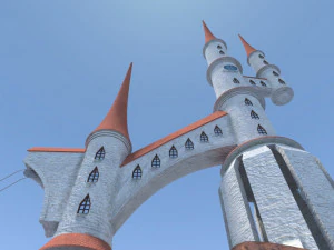palace towers 3D Model