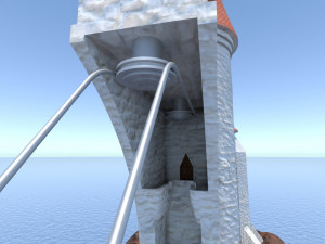 palace towers Modèle 3D