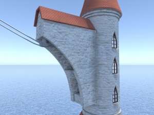 palace towers Modèle 3D