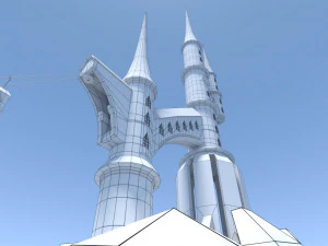 palace towers 3D Model