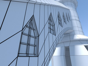 palace towers Modèle 3D